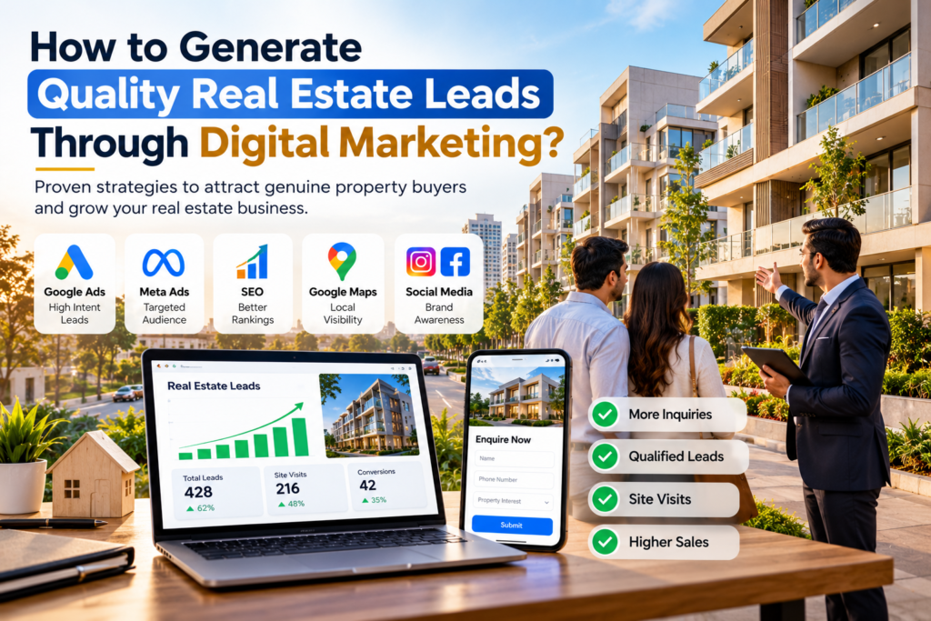 digital marketing for real estate leads